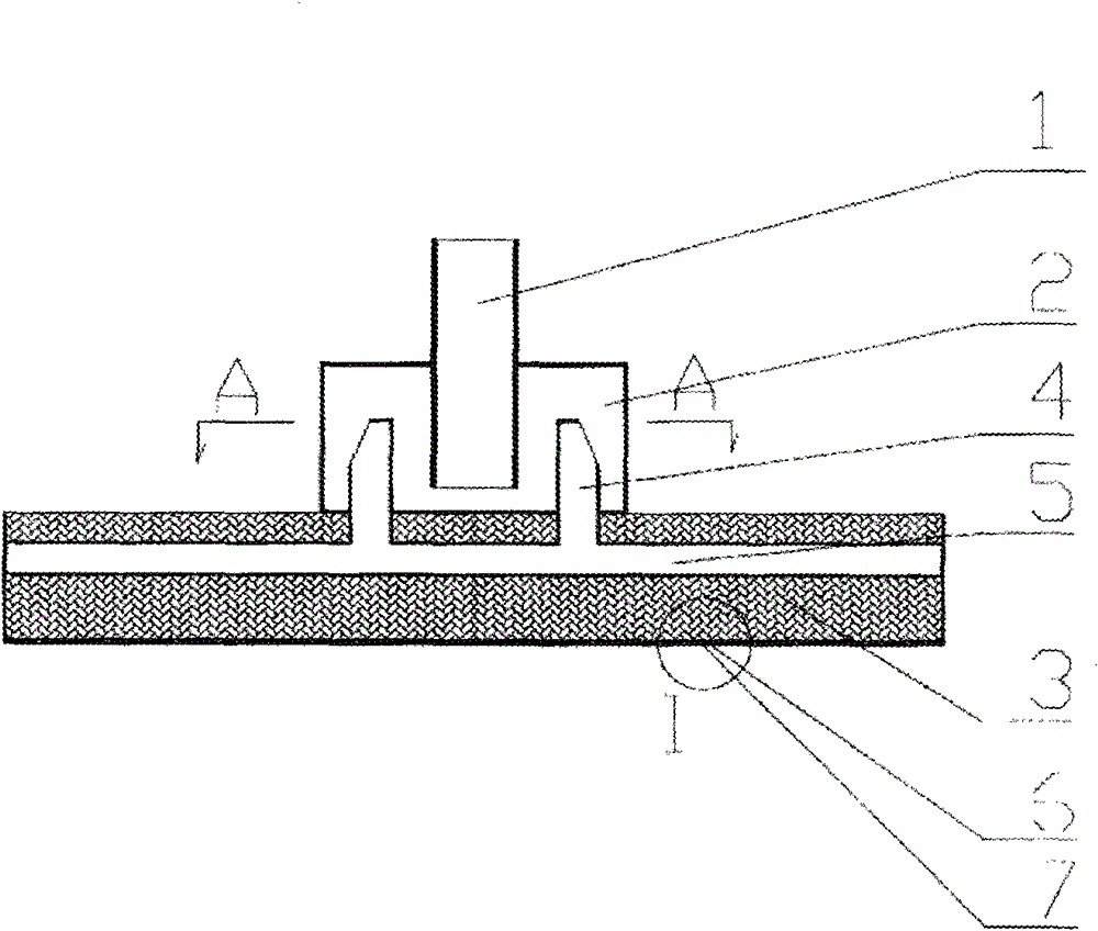 Liquid-distributing device for falling-film evaporator