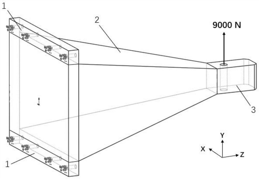 Large and medium-sized part lightweight design method based on generative optimization and guide reconstruction