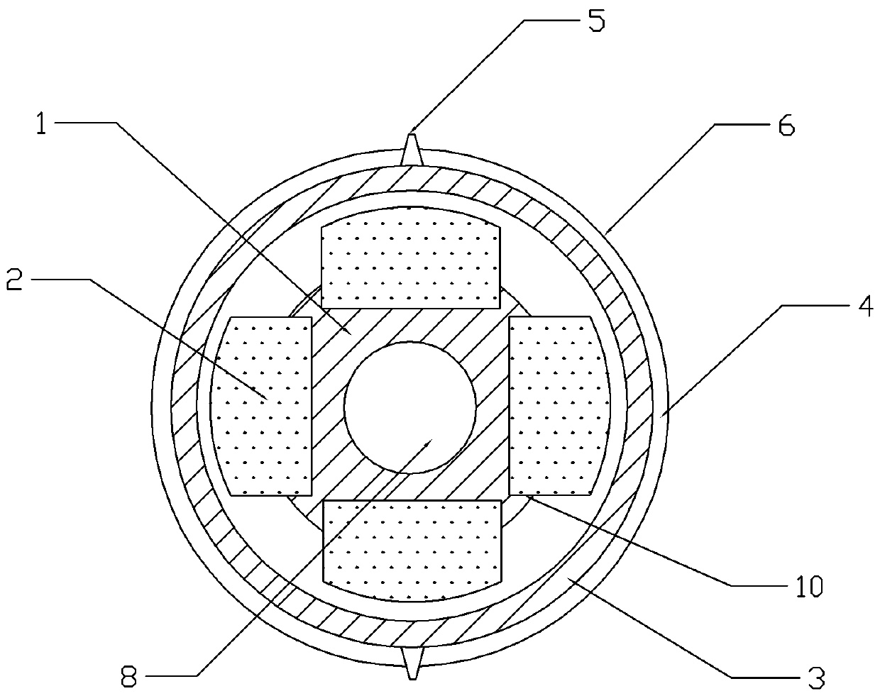 Plastic woven bag silk cleaning device