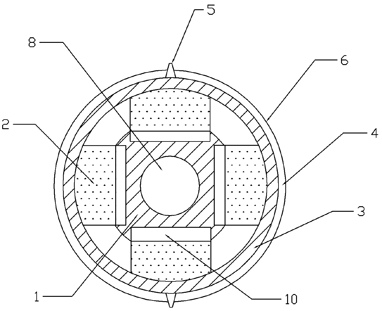 Plastic woven bag silk cleaning device