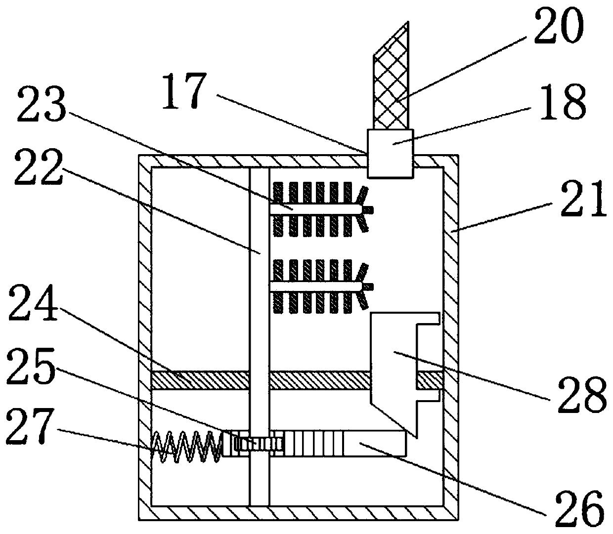 Building material air detection system