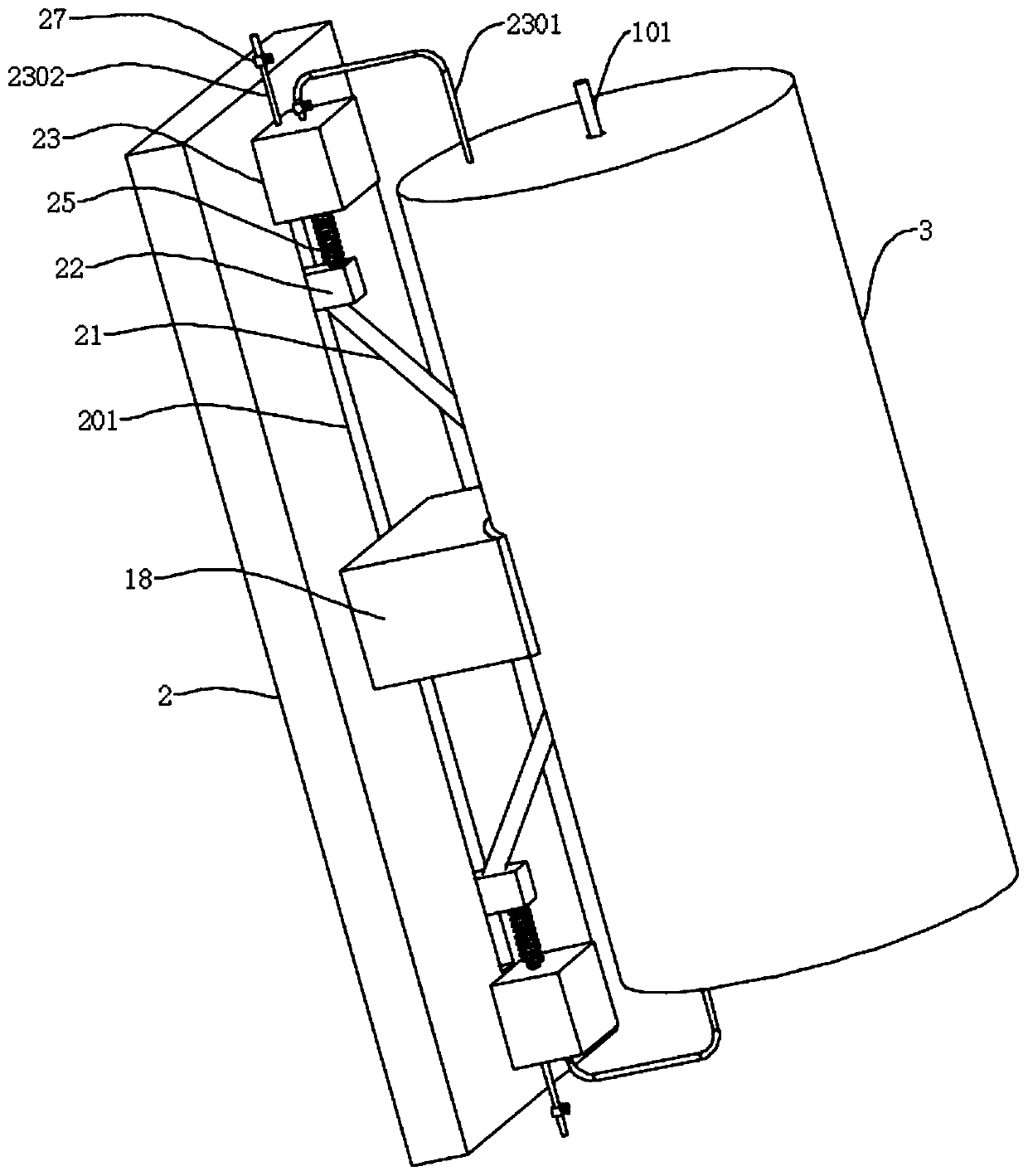 Motor cooling and vibration reducing mechanism