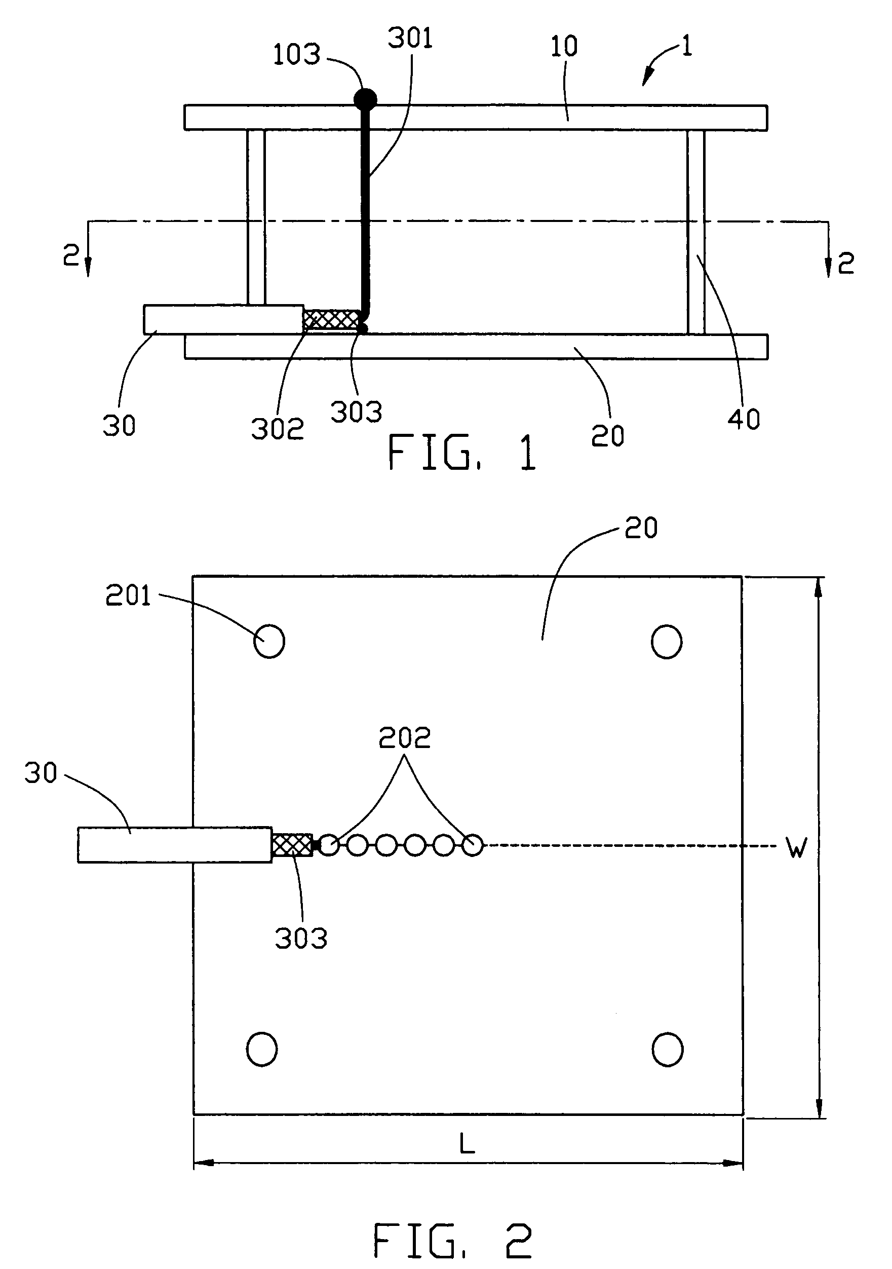 High performance dual-patch antenna with fast impedance matching holes