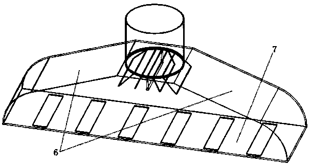 Plate-fin type heat exchanger baffle spray-head structure sealing head