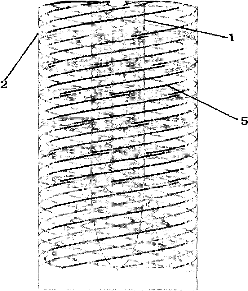 Scale type helical-flow air concentrating and separating device