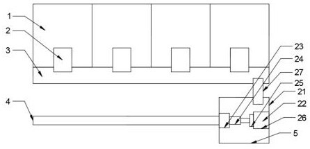 An automatic feeding device for animal husbandry