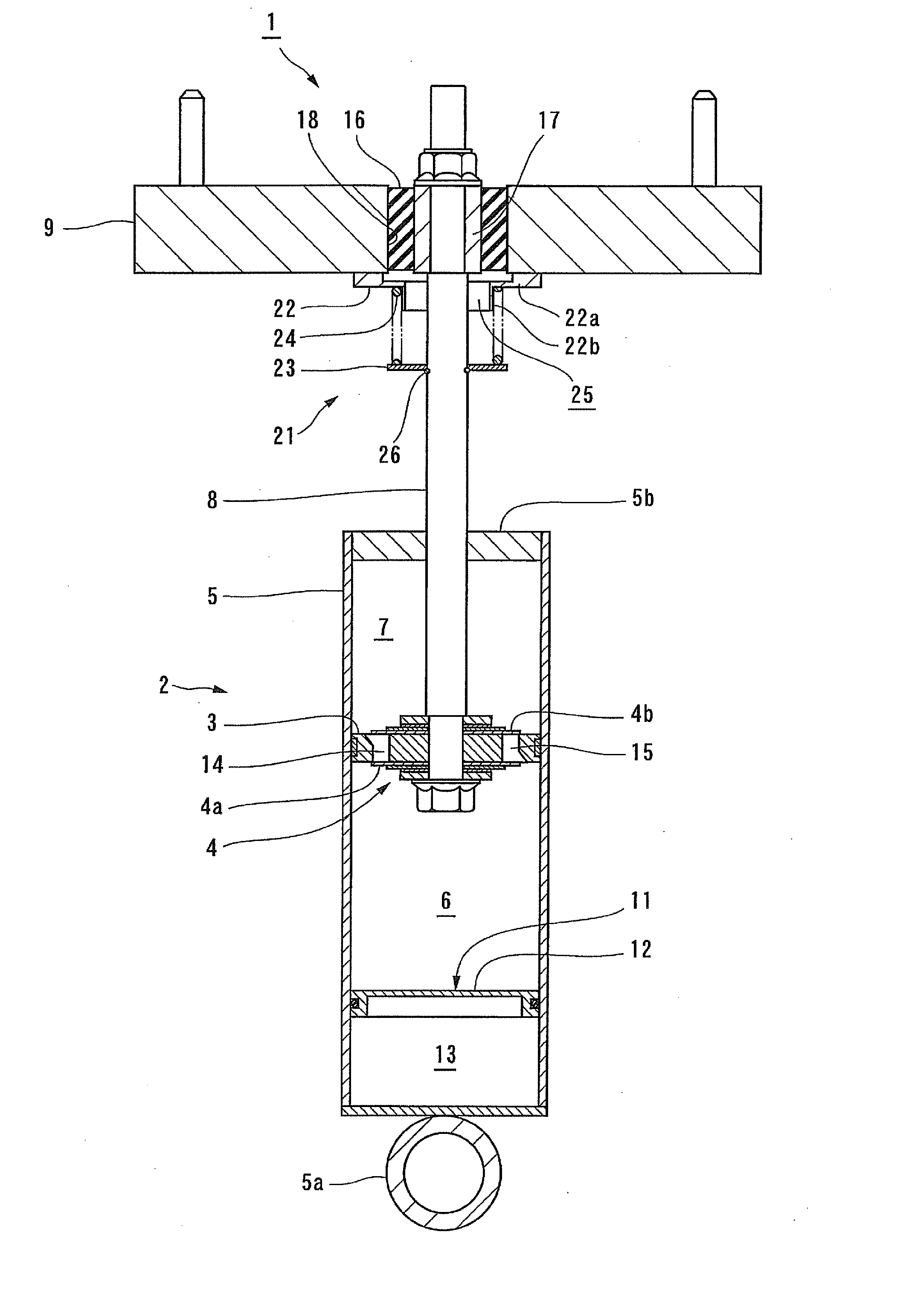 Automobile hydraulic shock absorber