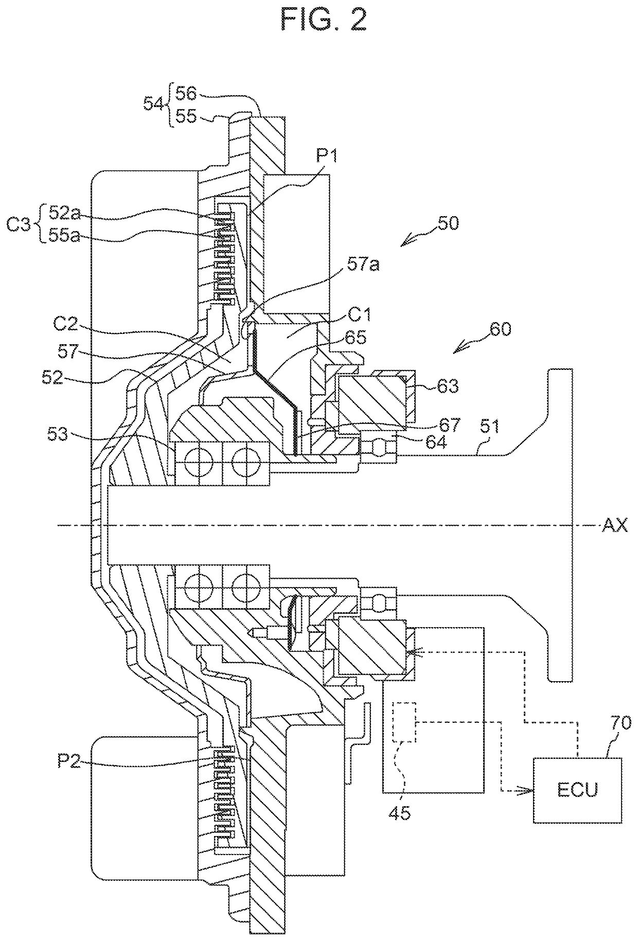 Controller of fan coupling device