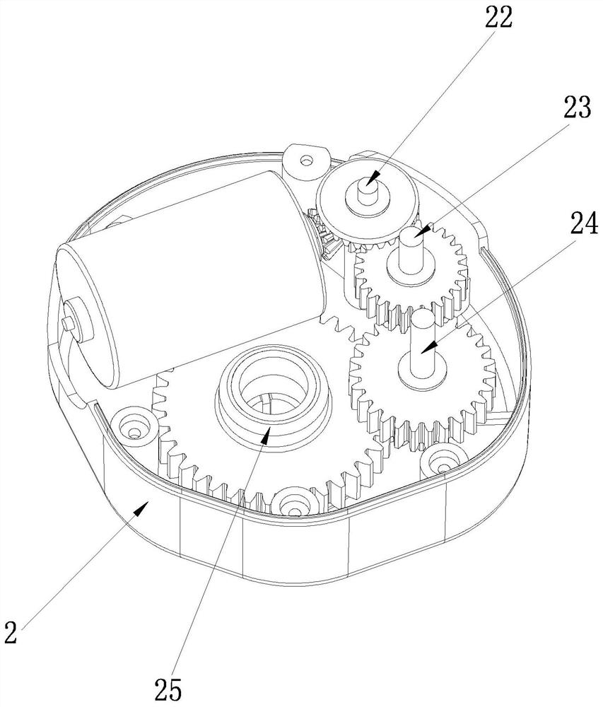 Wheel hub driving integrated wheel of baby carrier