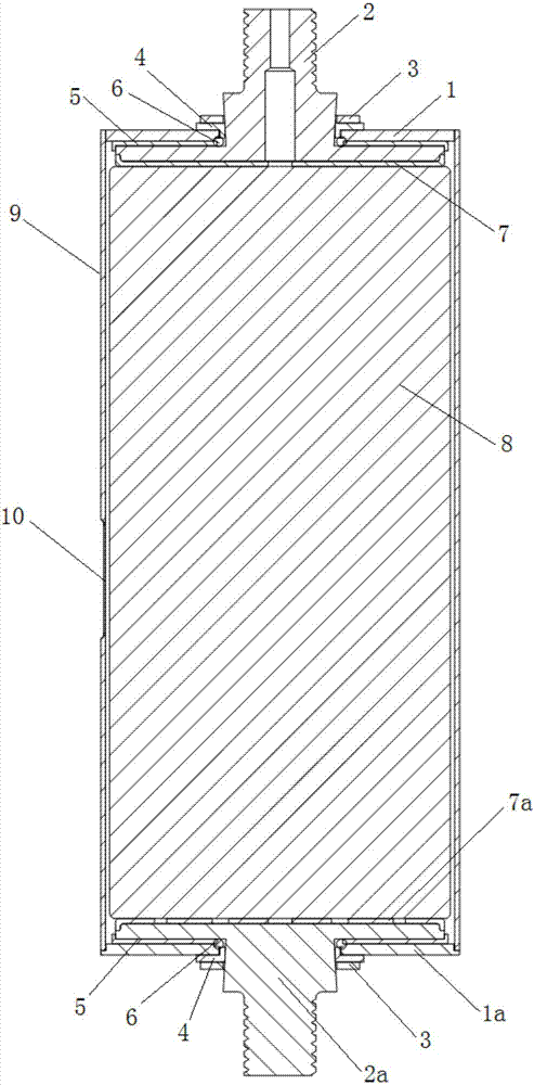 Large-capacity electrochemical device individual structure and assembling method thereof