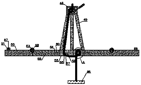 Adjustable device for high-rise fire emergency escape