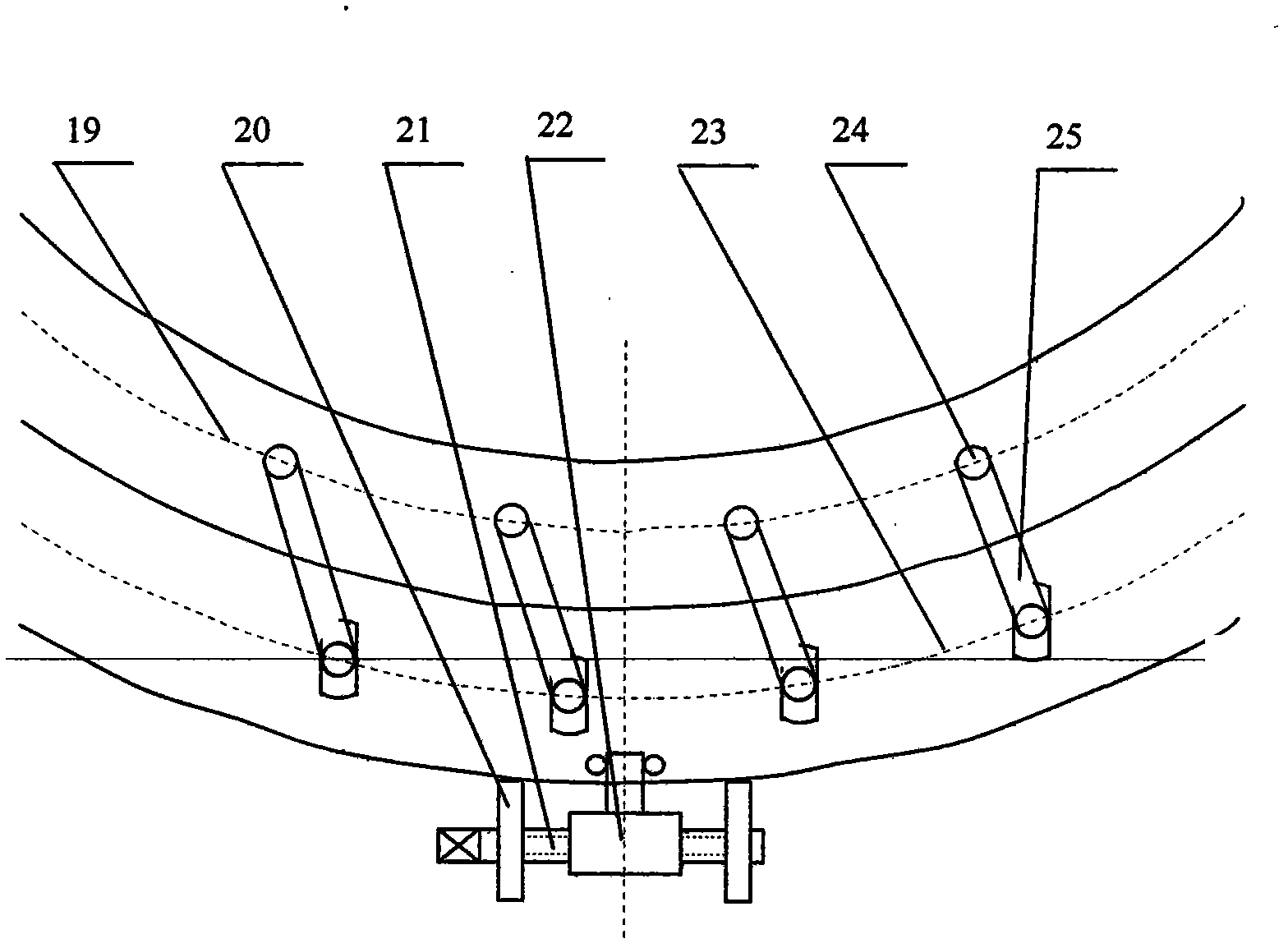 Blast furnace slag micro powder compound type vortex superfine separator