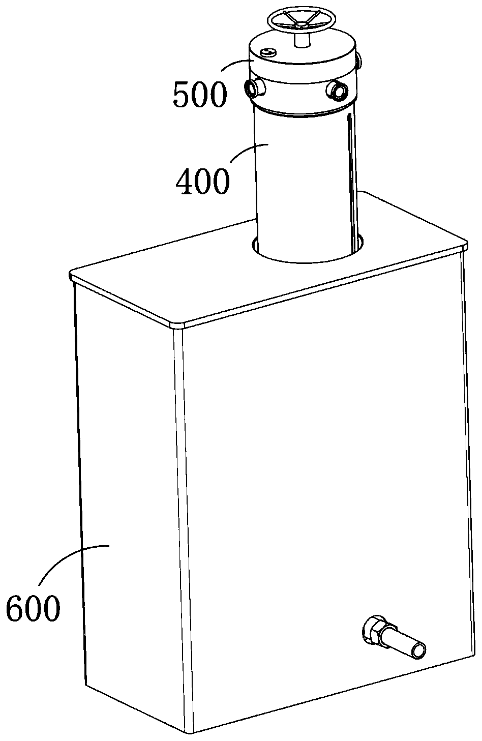 Shrinkage Concealment of Fire Hydrant and Self-extending Method of Spraying High Pressure Water