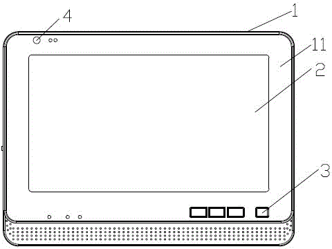 Intelligent integrated internet vehicular equipment and working module set thereof