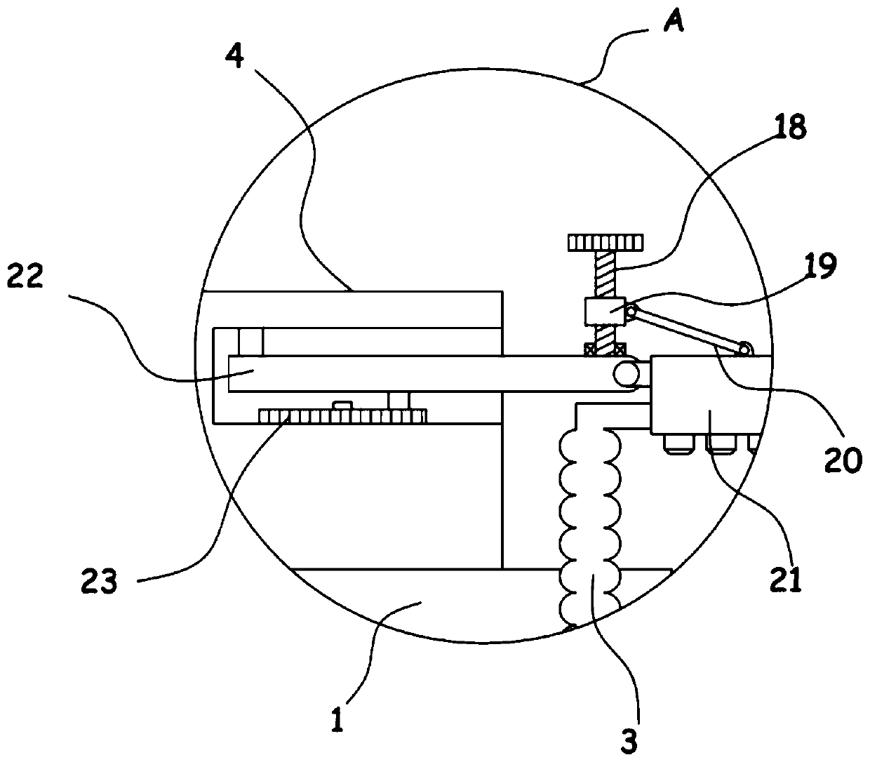 Self-propelled swing irrigation watering device