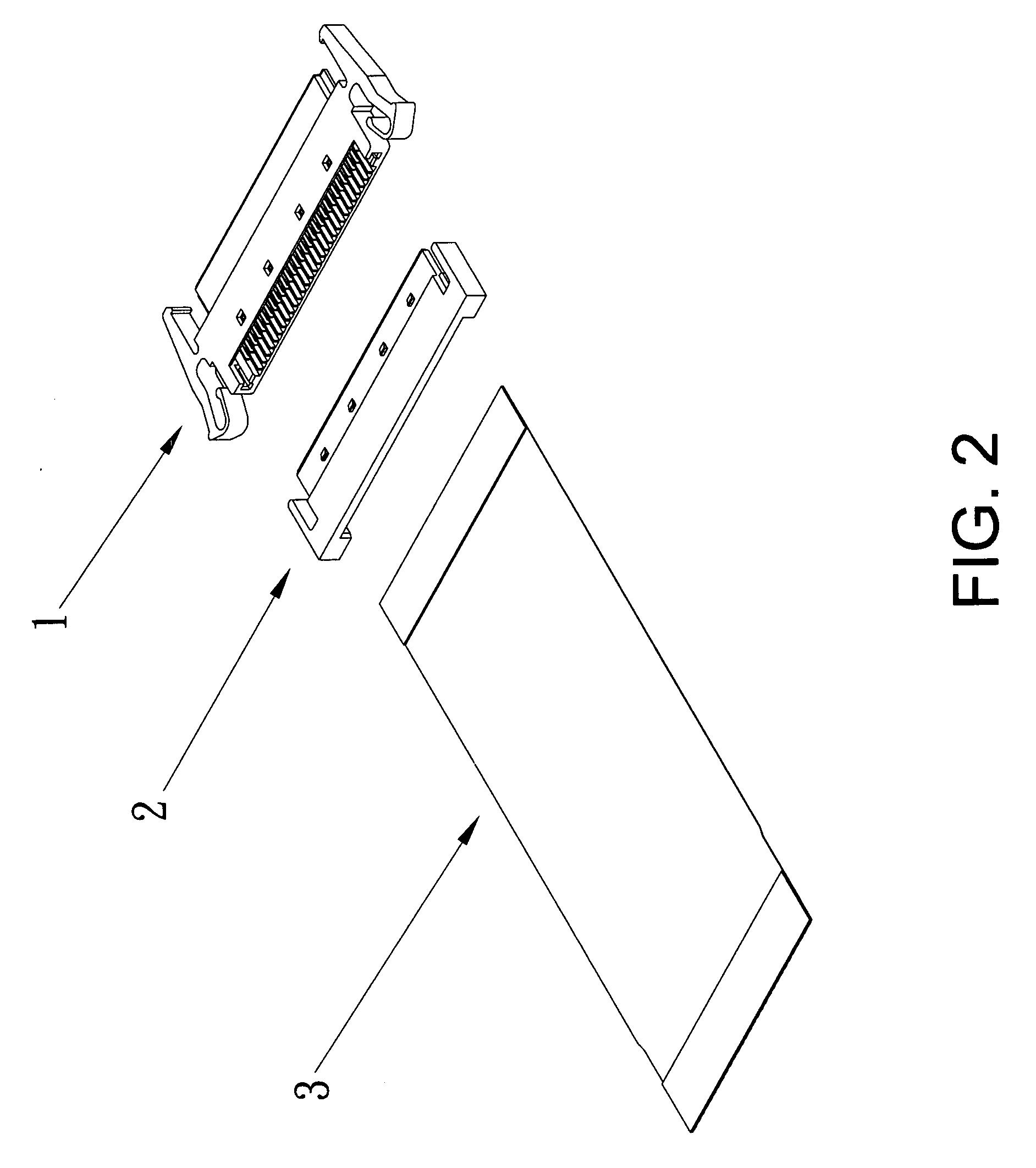 Connector for a flexible flat cable