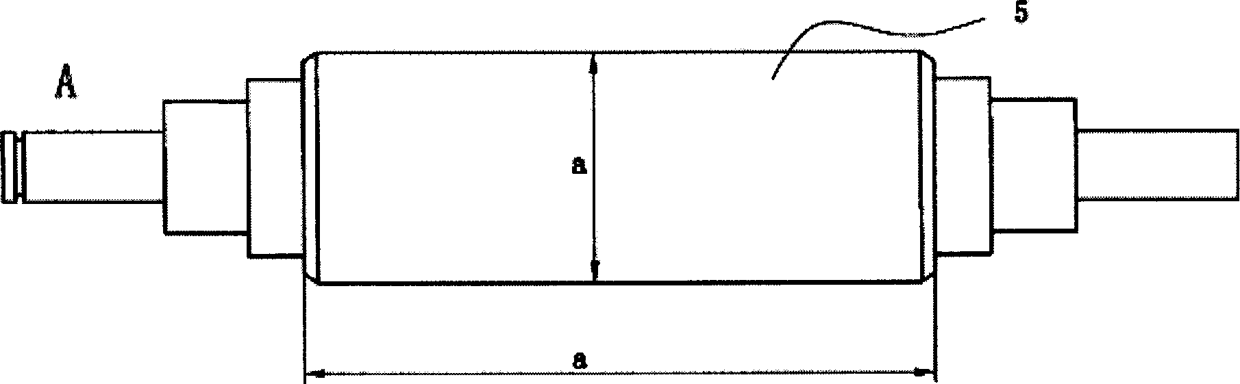 Method for making quench hardening layer of cold roll barrel