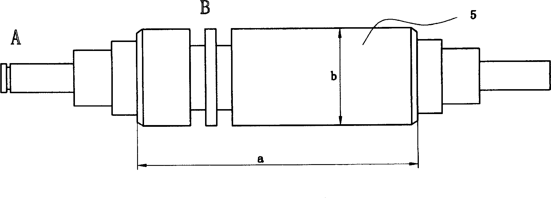 Method for making quench hardening layer of cold roll barrel