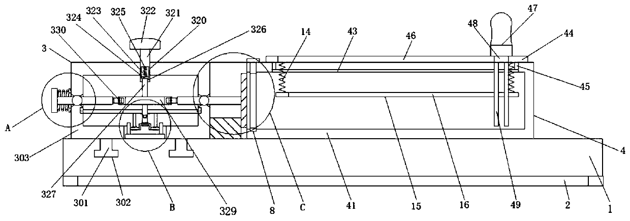 A push-type household fresh meat cutting device with dual-mode switching