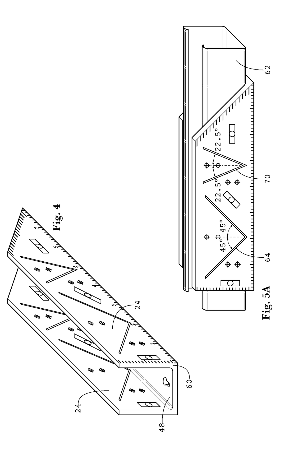 Tool for marking and measuring struts for construction