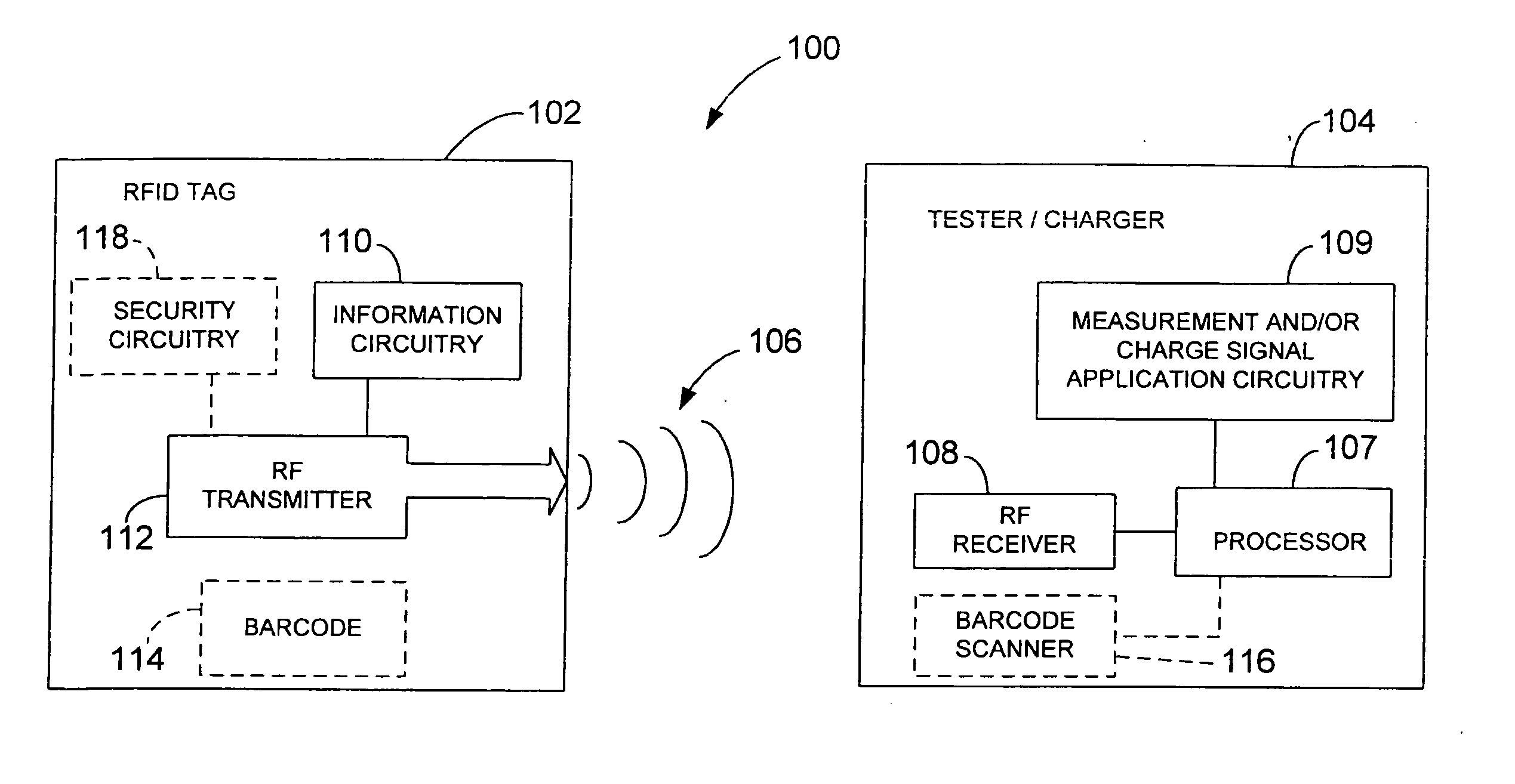 System for automatically gathering battery information for use during battery testing/charging