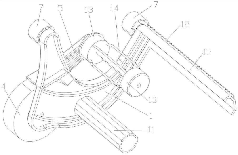 Protective film rapid pasting device