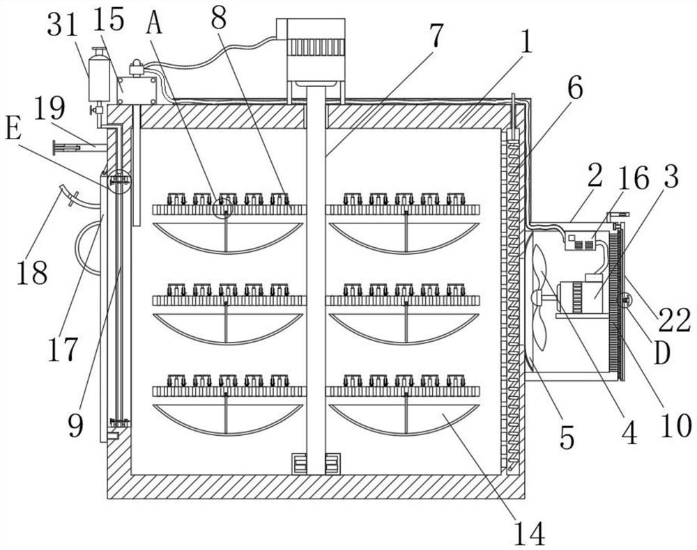 Specimen pretreatment device applied to pathology department