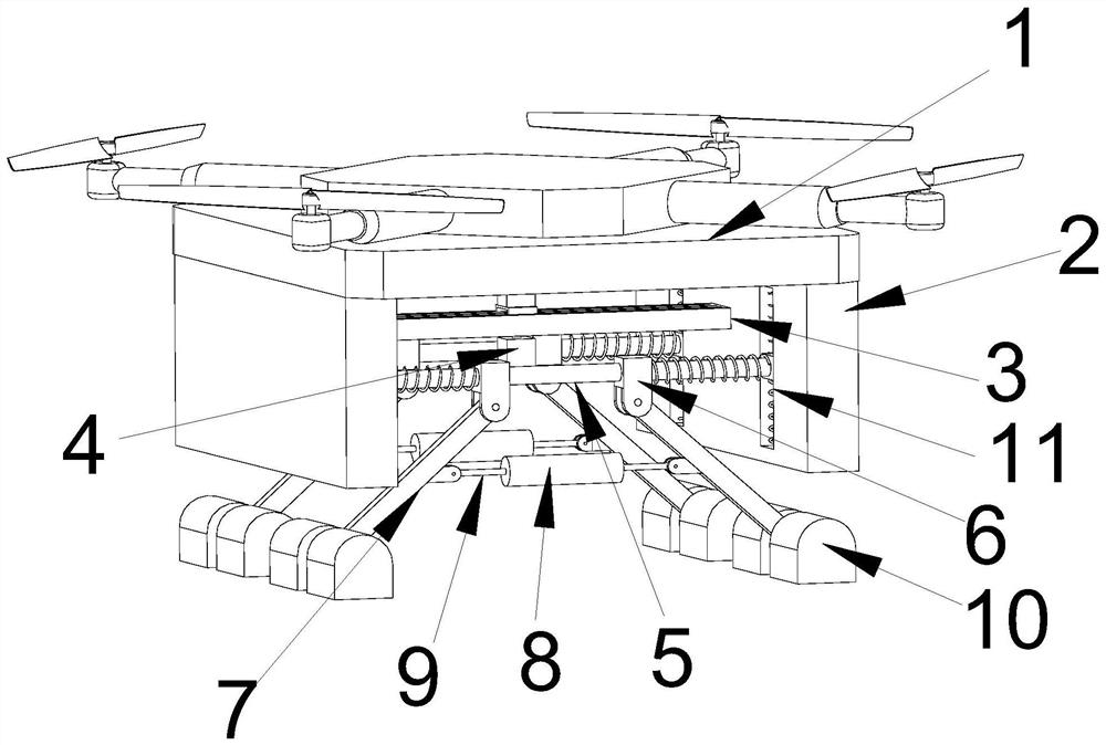 Unmanned aerial vehicle balancing device