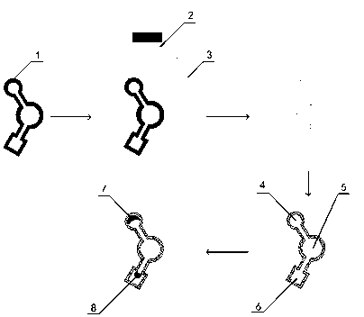 Production method and application of patterned biochemical analysis test paper