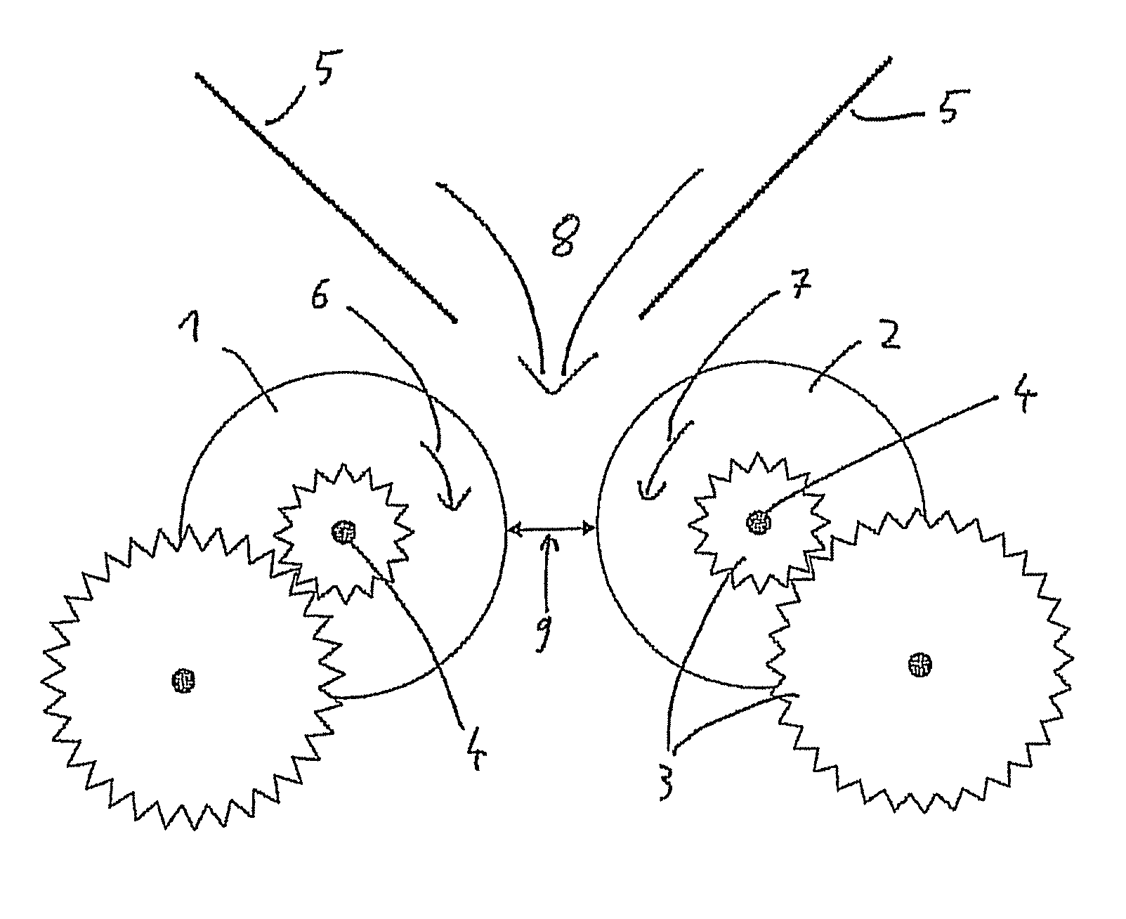 Roller mill for coffee