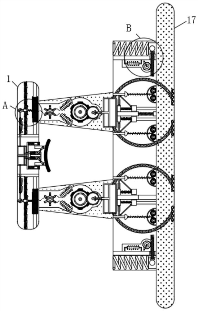 Plastering plate capable of plastering smoothly and avoiding rapid solidification of cement