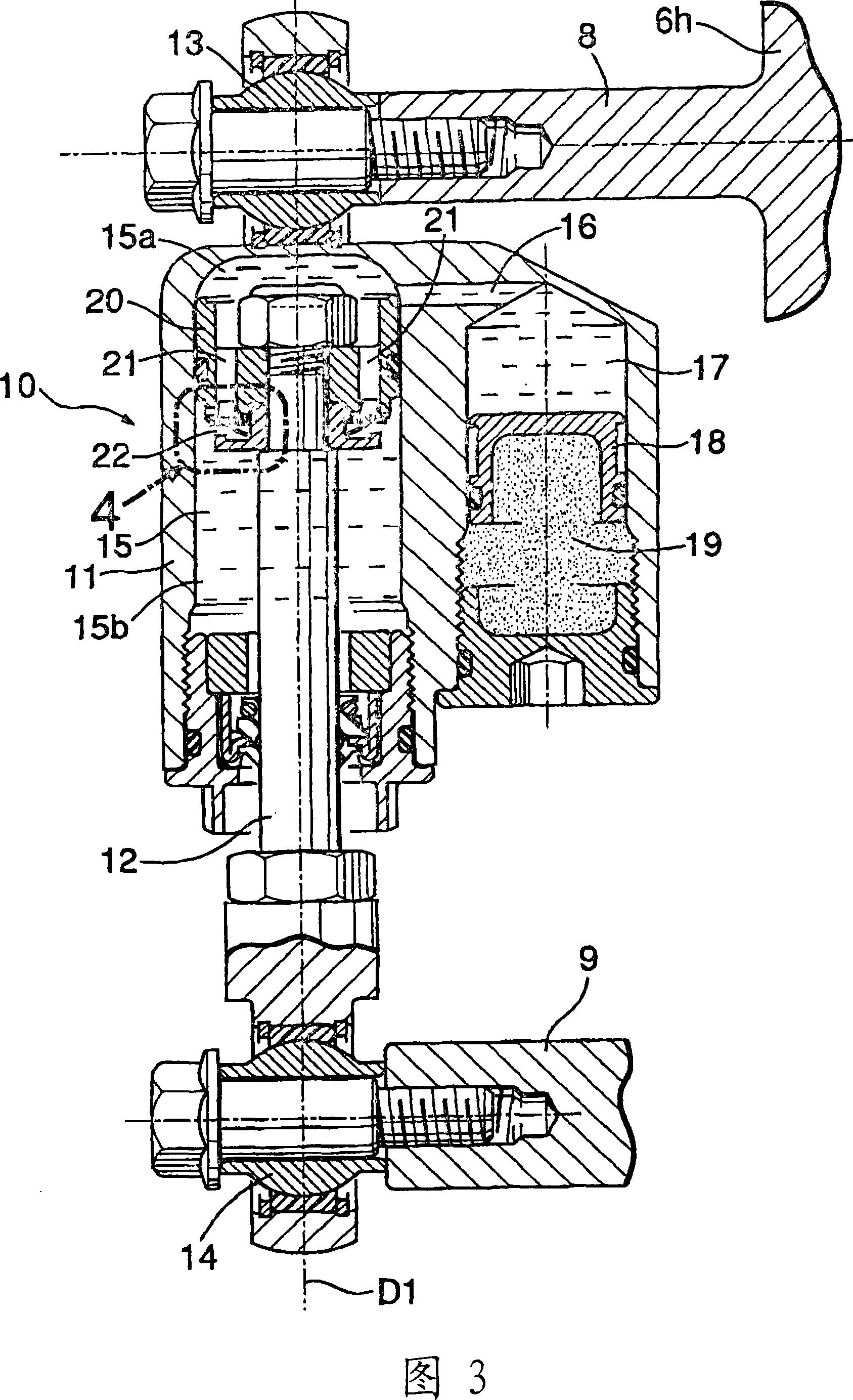 Steering damper device