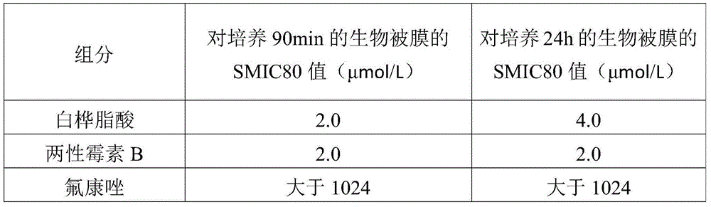 Application of betulinic acid in preparation of drugs for resisting fungus biofilms