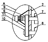 Raw material mixing device for production of spray-formed alloy material