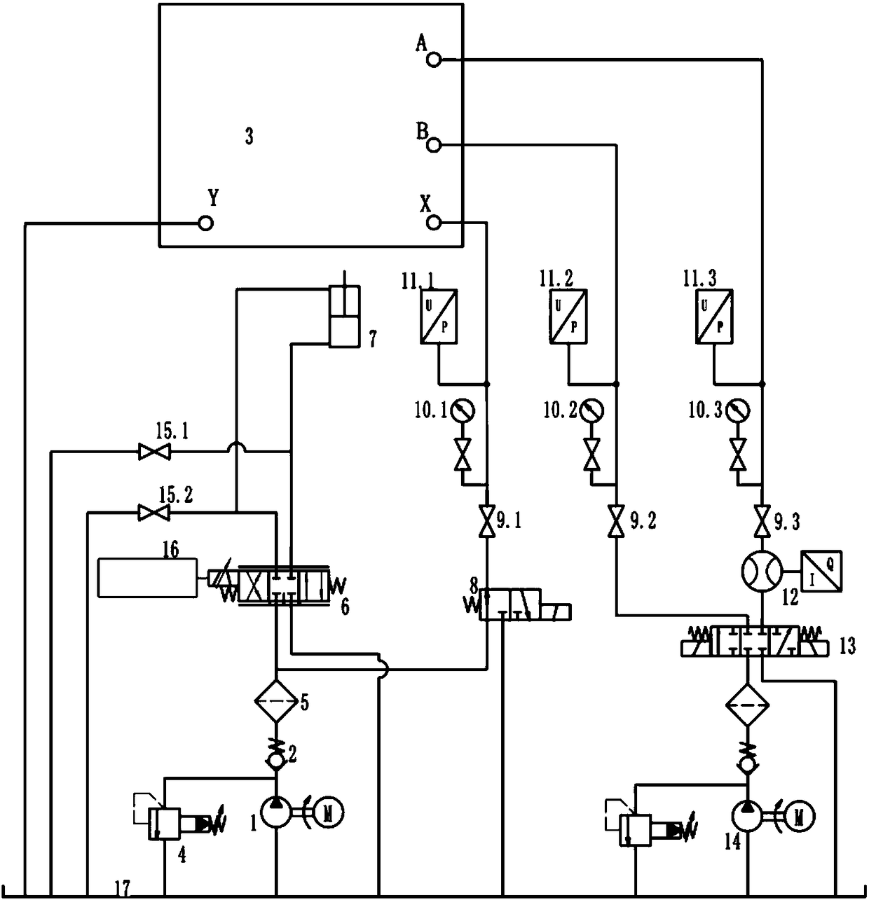 A dynamic performance test device for a large diameter ultra-high pressure electro-hydraulic proportional cartridge valve