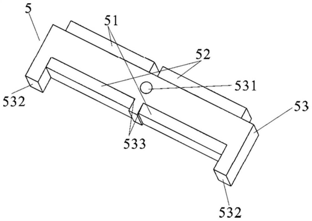 Longitudinal-bending coupling double-foot linear plate type piezoelectric motor