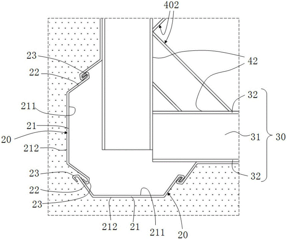 Steel plate pile precipitation well structure