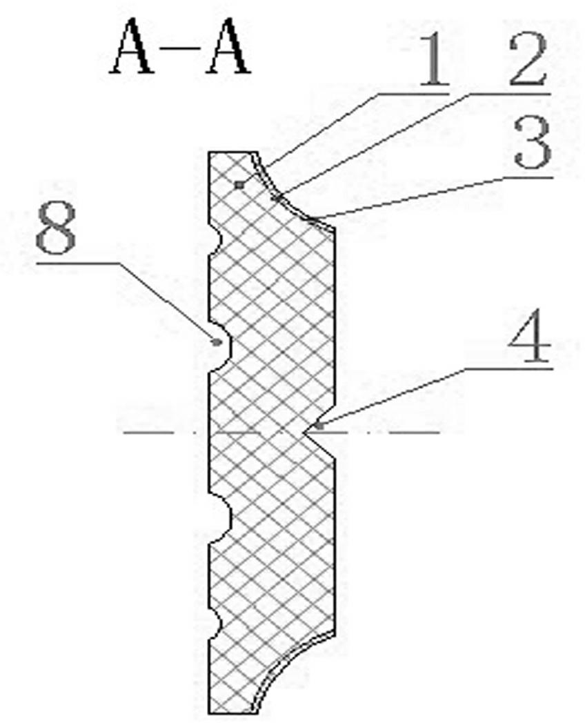 Directional reflective ceramic wafer