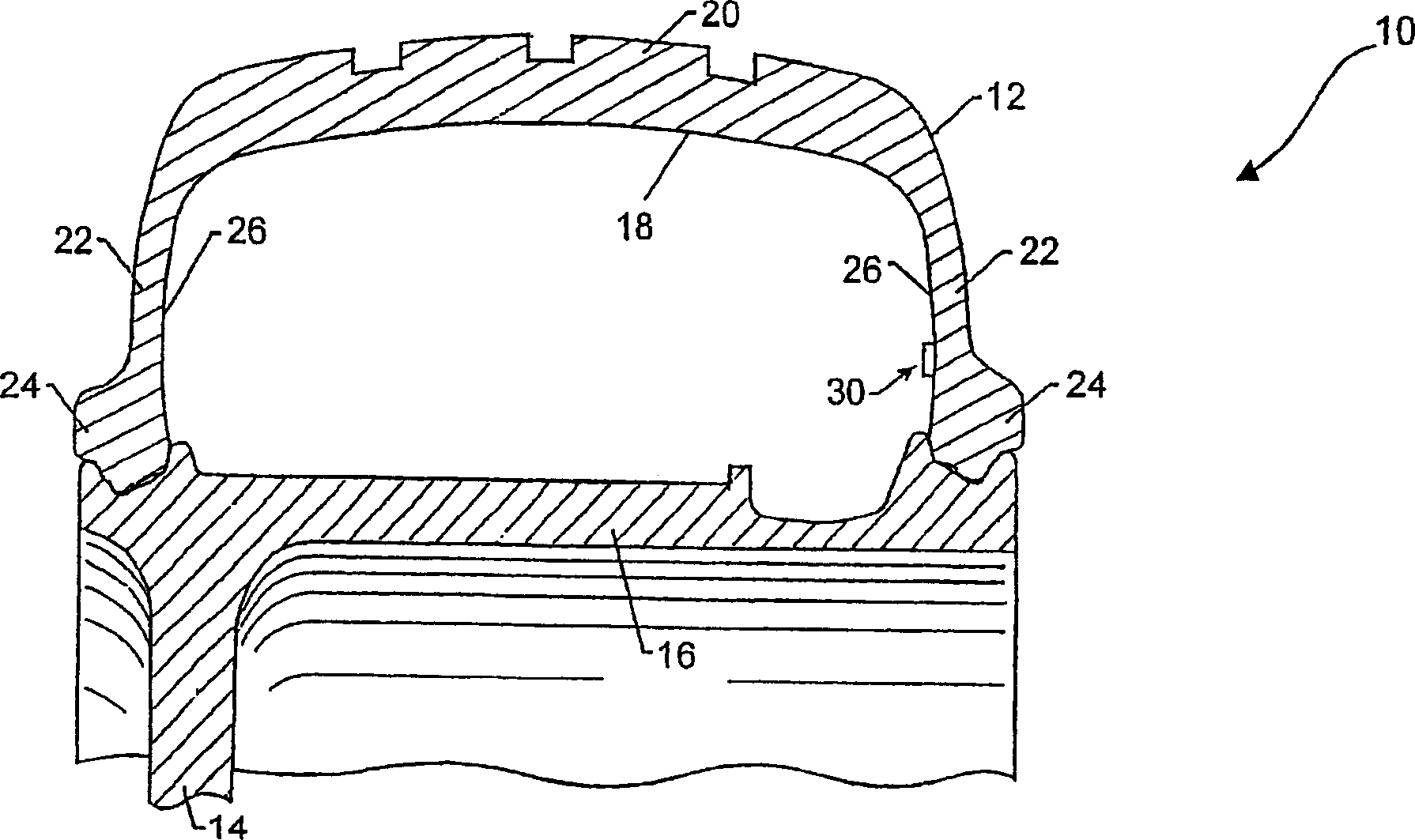 Tire electronics assembly having a multi-frequency antenna