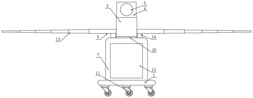 Traffic protection and dispersion device based on traffic safety guarantee