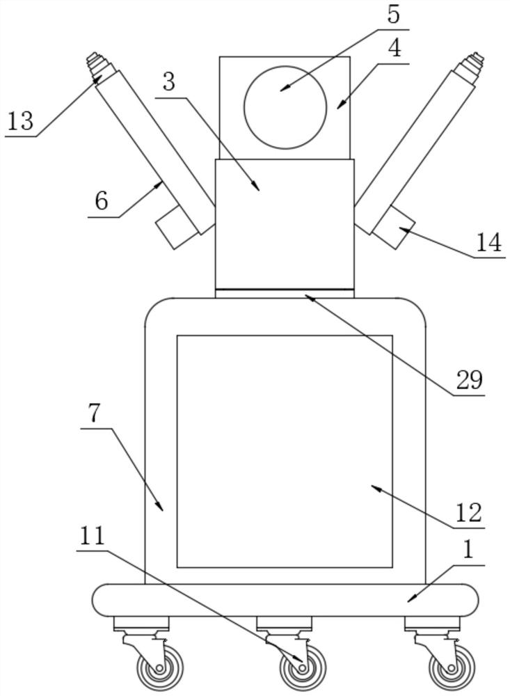 Traffic protection and dispersion device based on traffic safety guarantee