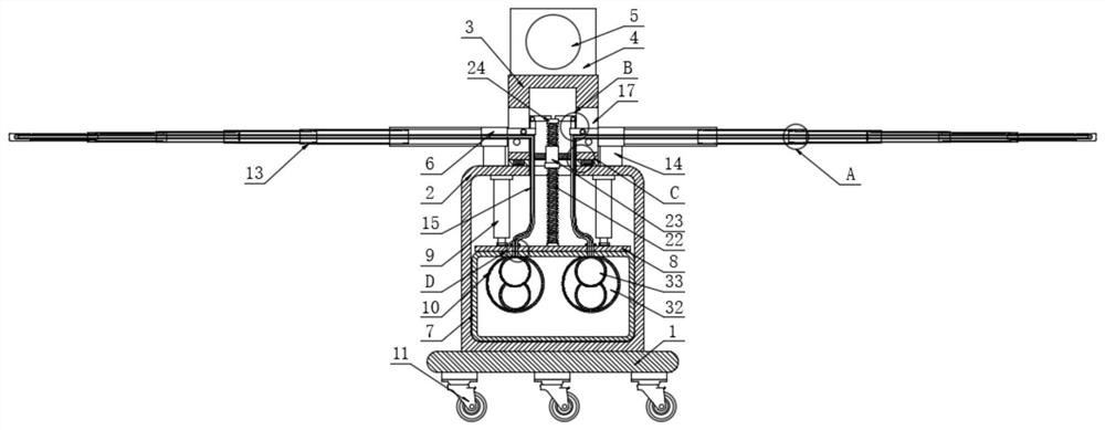 Traffic protection and dispersion device based on traffic safety guarantee