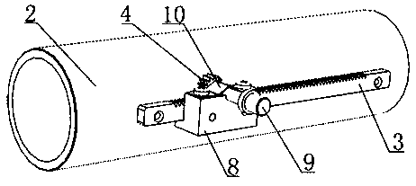 Single-handwheel focusing seat assembly for telescope