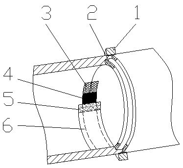 Construction method for preventing seepage and water leakage of flat and tongue-and-groove type pipelines