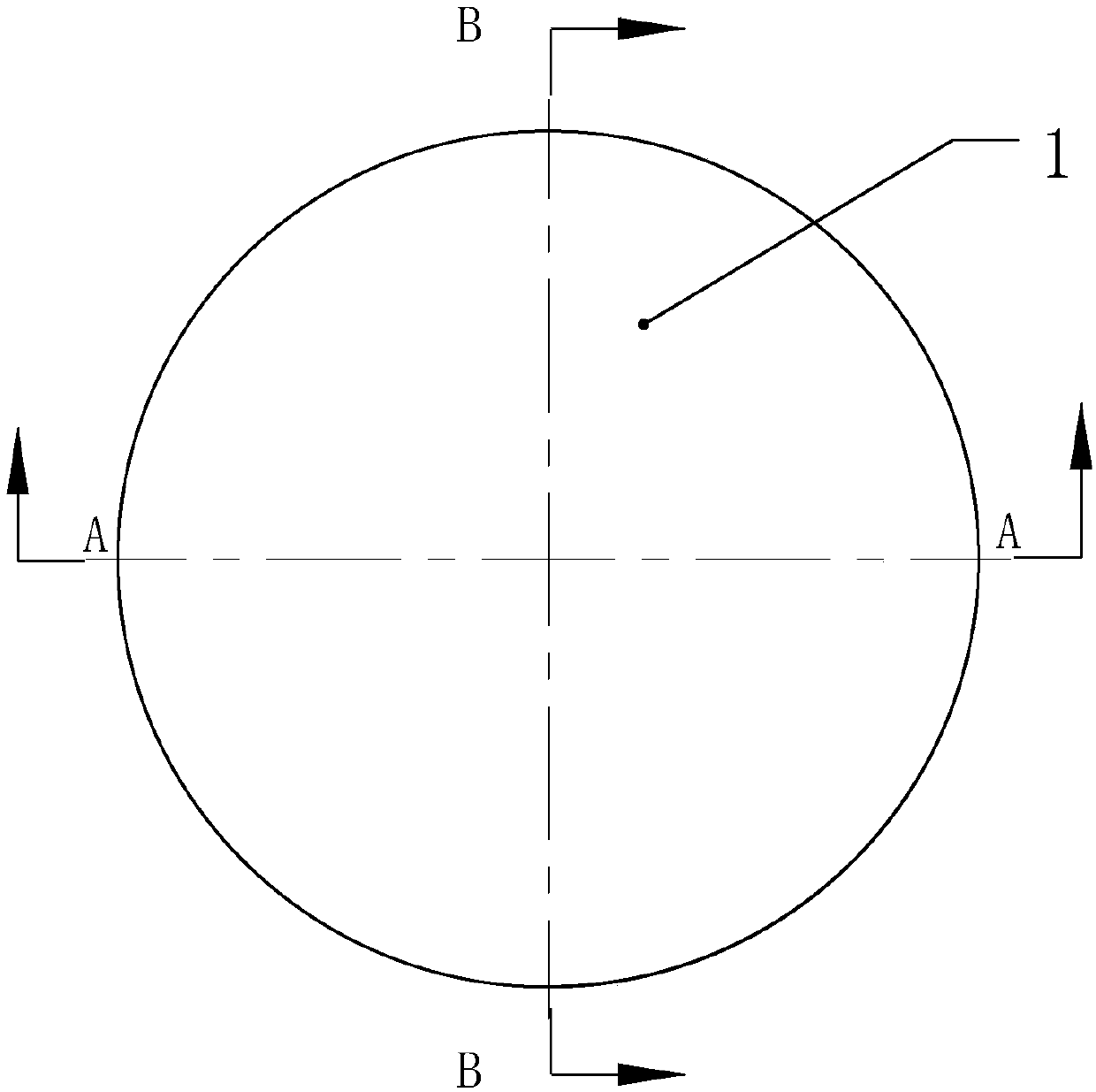 Heavy load three-dimensional rotating table capable of balancing overturning moment