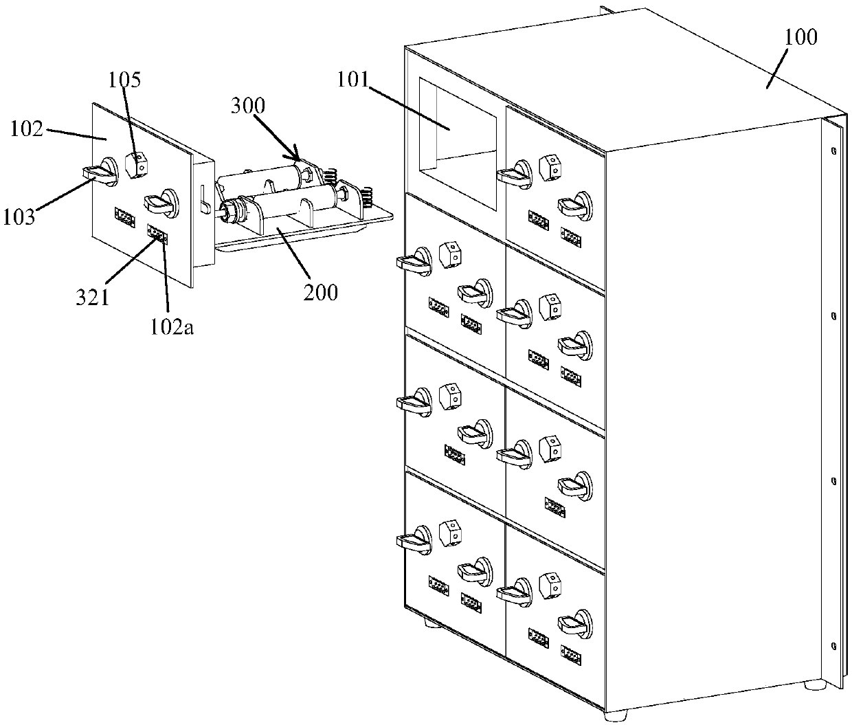 Multi-cavity independent safety test box, temperature control box and cold plate box