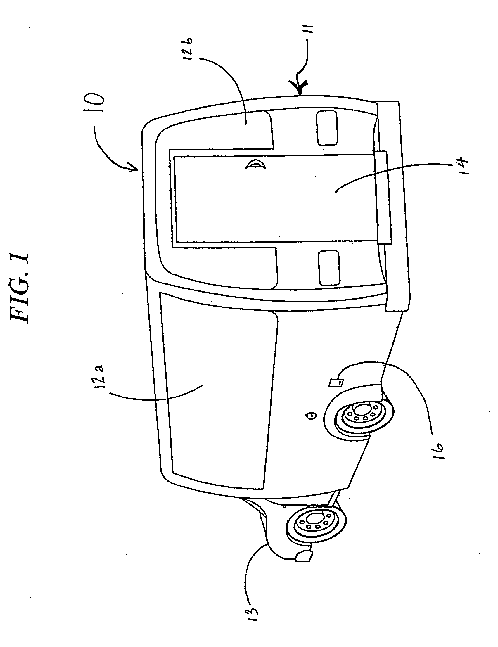 Mobile radiation treatment vehicle and method