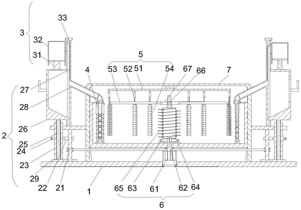 Waterproof coating stirring and mixing preparation system and preparation process