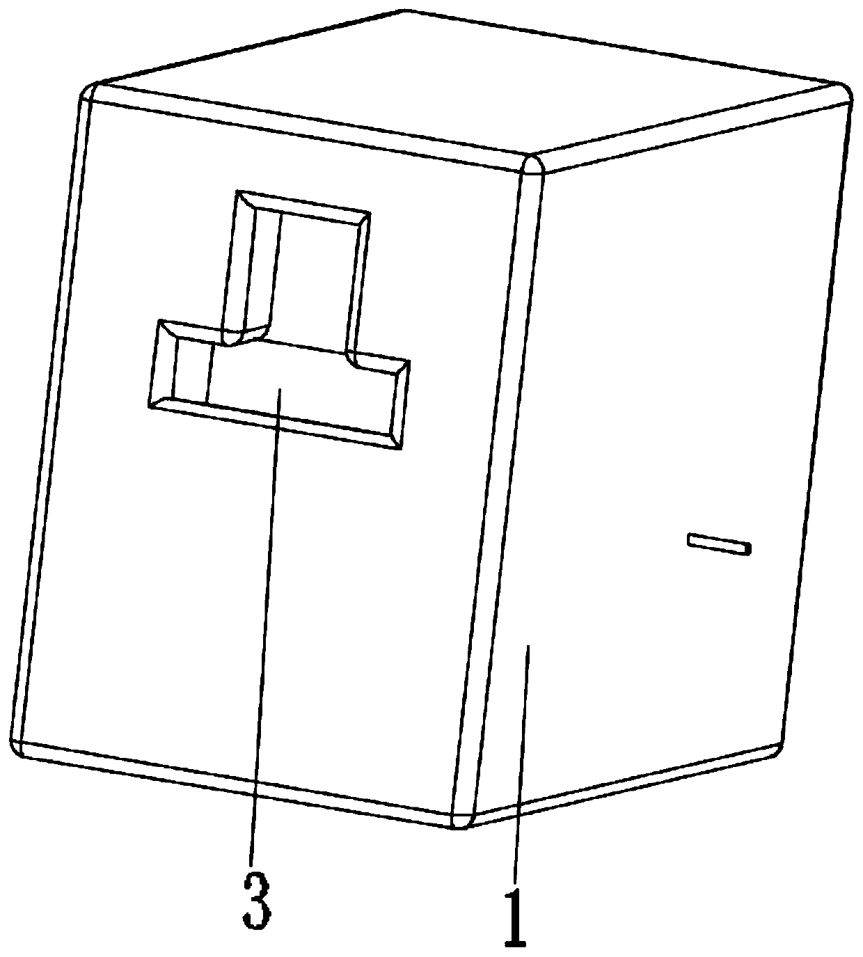 Radioactive drug micro-radiation sub-packaging device