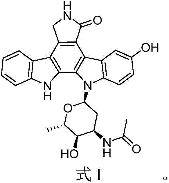 Staurosporine compound as well as preparation method and application thereof